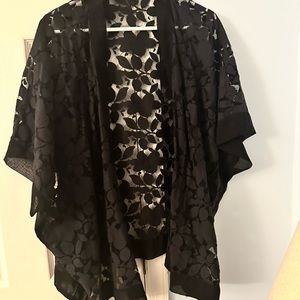 Lush Black Lace Kimono Small/Medium
